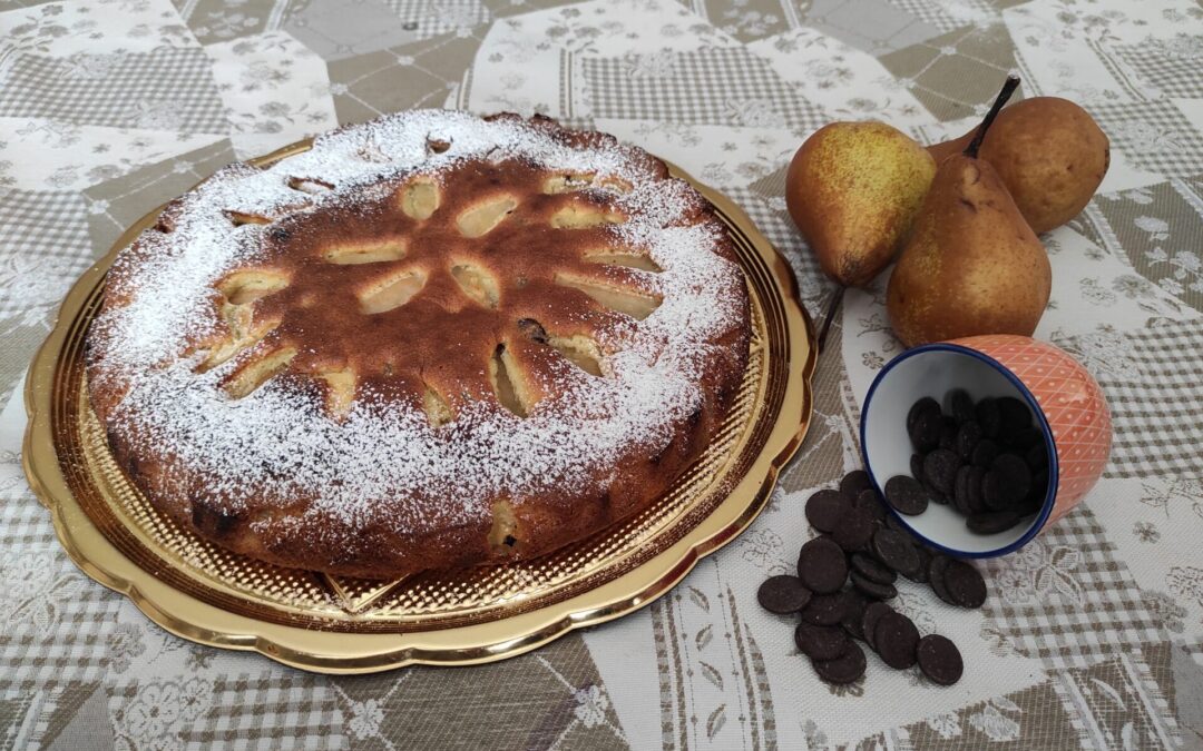 Torta pere e cioccolata senza glutine