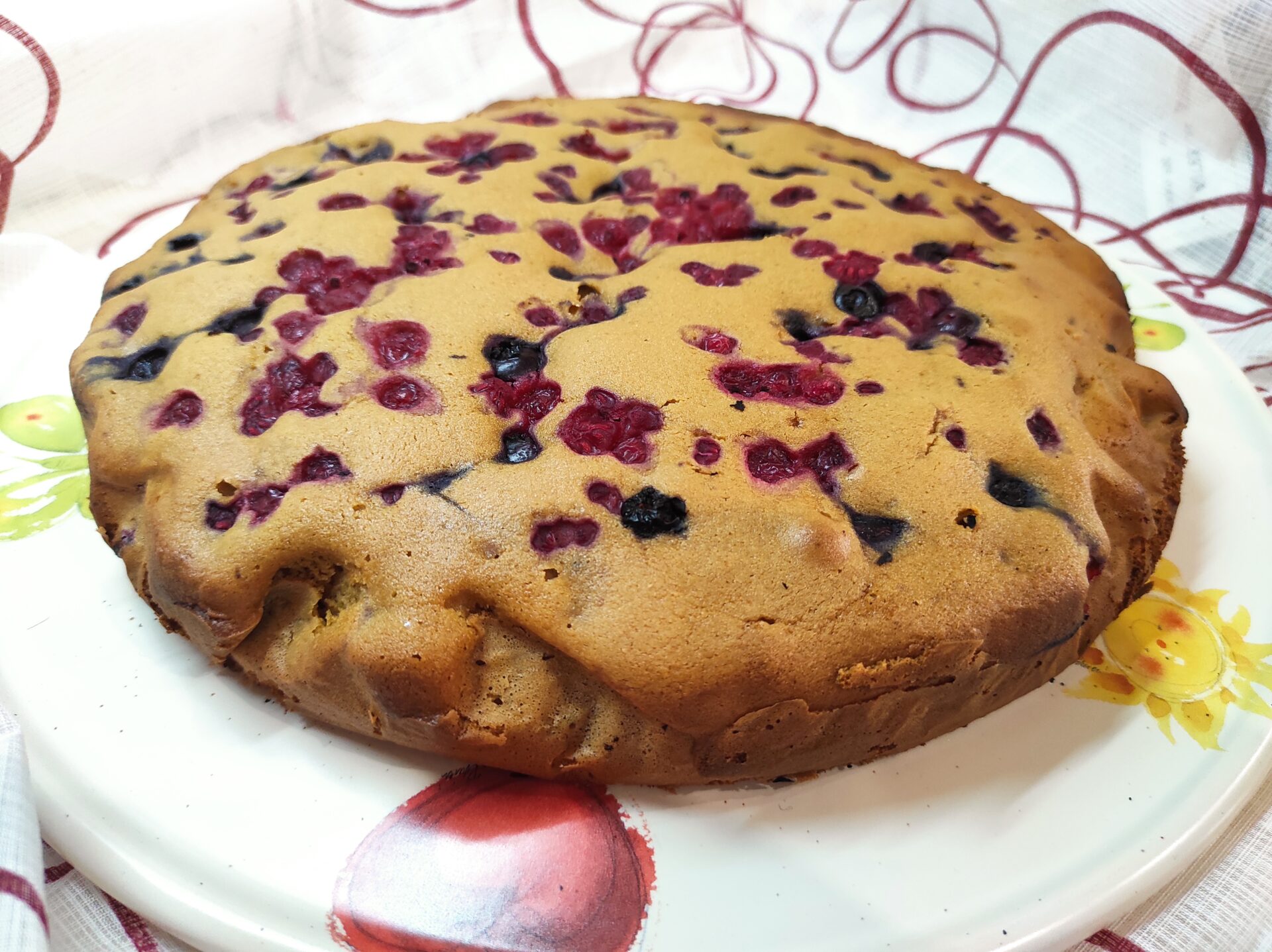 Torta ai frutti di bosco e mascarpone