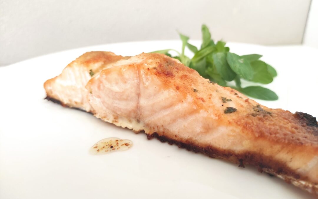 Filetto di salmone gratinato al forno senza glutine