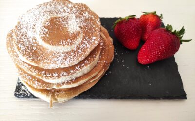 Pancake dolci senza glutine e senza lattosio
