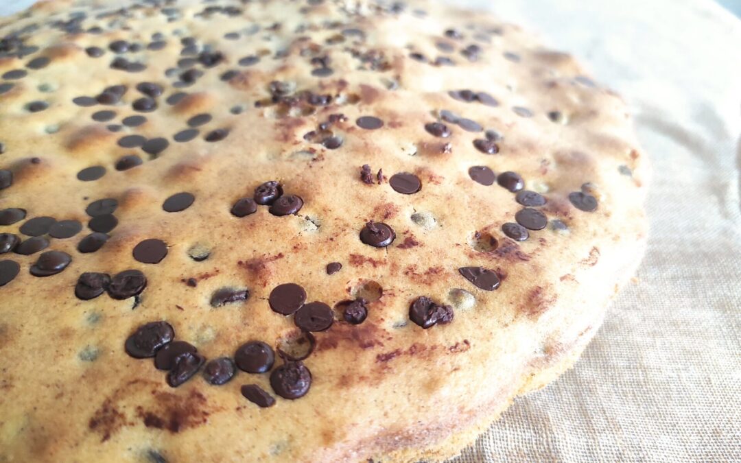 Torta con gocce di cioccolato e mascarpone senza glutine