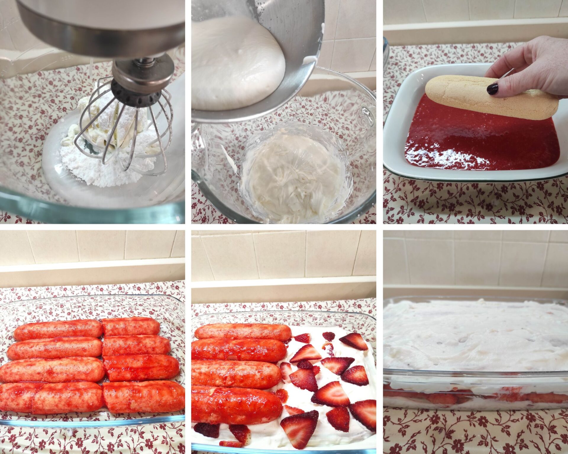 passaggi torta ai frutti di bosco e mascarpone